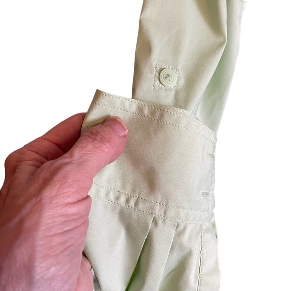 Eddie Bauer Ladies Mint Green Long Sleeves - Roll up - Size Large - Picture 4 of 13